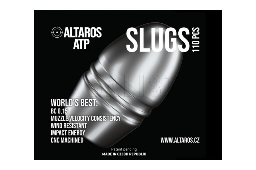 Slug en plomb tourné ATP 31gr .22