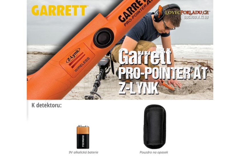 Détecteur de métaux manuel de recoupement Garrett Pro Pointer AT Z-Lynk