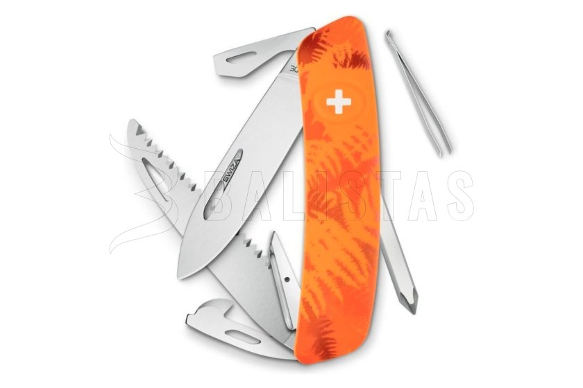 Zwitserse zakmes Swiza D06 Camo Filix orange