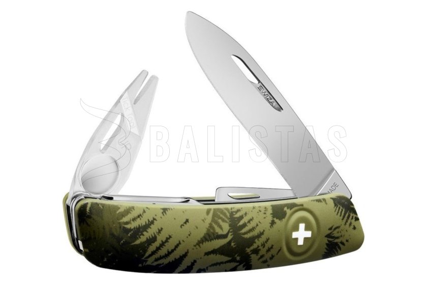 Couteau de poche suisse Swiza TT03 Camo Silva olive