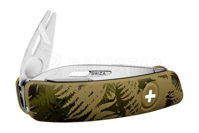 Couteau de poche suisse Swiza TT03 Camo Silva olive