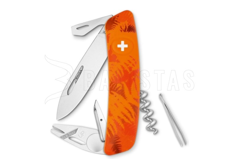 Couteau de poche suisse Swiza TT03 Camo Filix orange