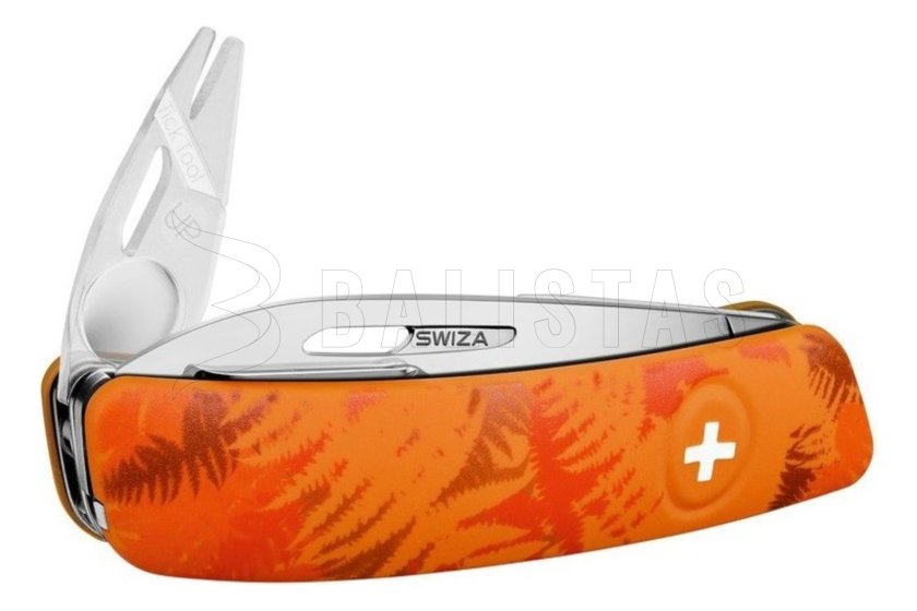 Couteau de poche suisse Swiza TT03 Camo Filix orange