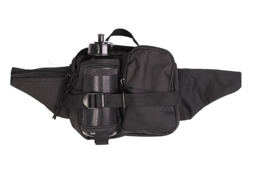 Sac banane avec bouteille Mil-Tec - noir