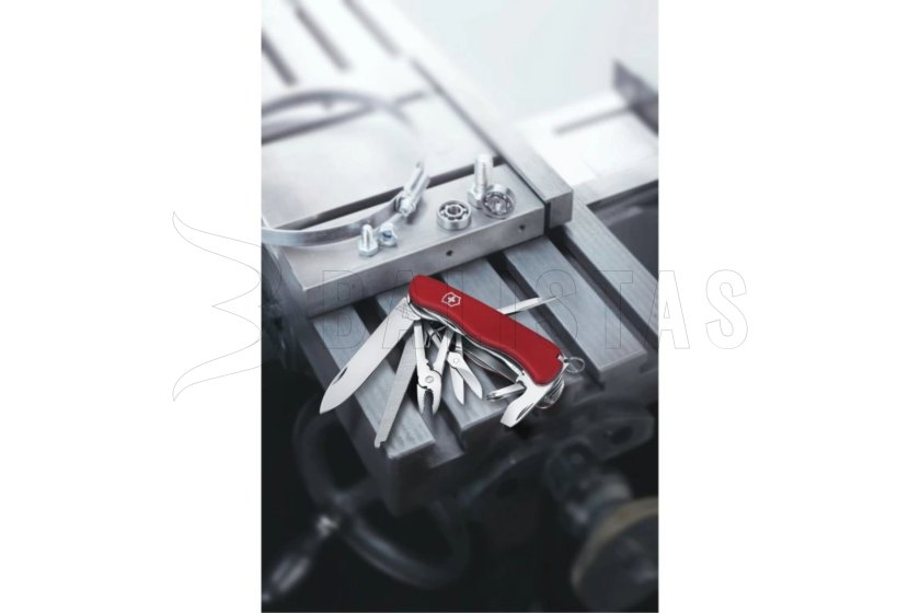 Multifunctioneel zakmes Victorinox Workchamp rood