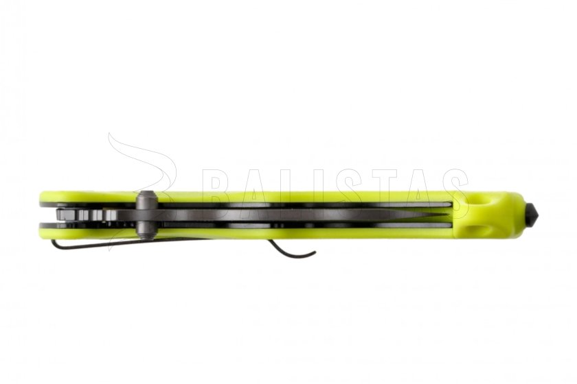 Couteau de secours ESP à lame lisse - jaune