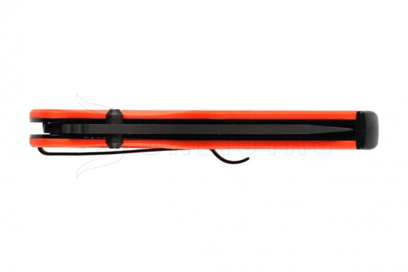 Opvouwbaar EDC mes ESP met gekarteld lemmet - oranje