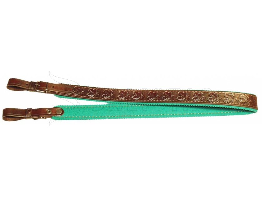 Sangle en cuir pour arme doublée feutre 2cm