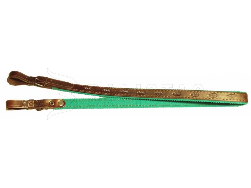 Sangle en cuir pour arme doublée feutre 2cm