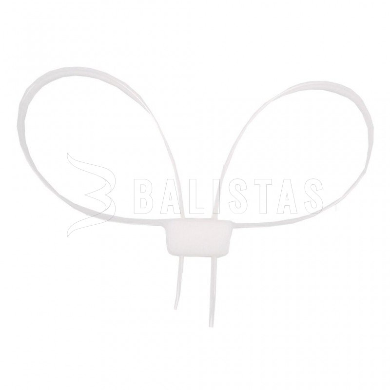 Menottes MFH jetables blanches 70cm 1pcs