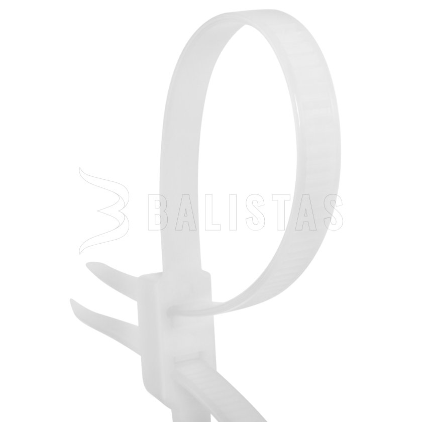 Menottes MFH jetables blanches 70cm 1pcs