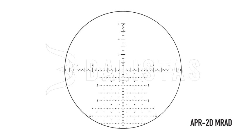 Lunette de visée Element Helix GEN2 6-24x50 FFP APR-2D MRAD