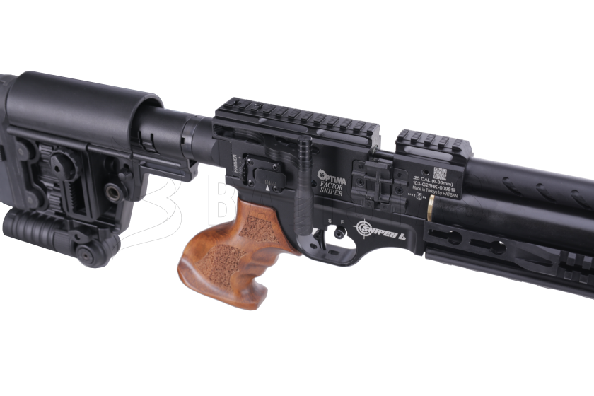 Luchtbuks Optima Hatsan Factor Sniper L 6,35mm black