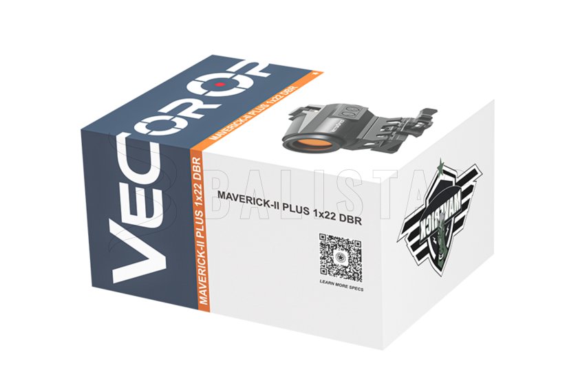 Viseur point rouge Maverick-II Plus 1x22 DRT Double-Reticle Red Dot Sight