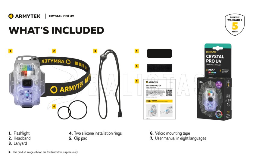 Lampe multifonction Armytek Crystal Pro UV - vert