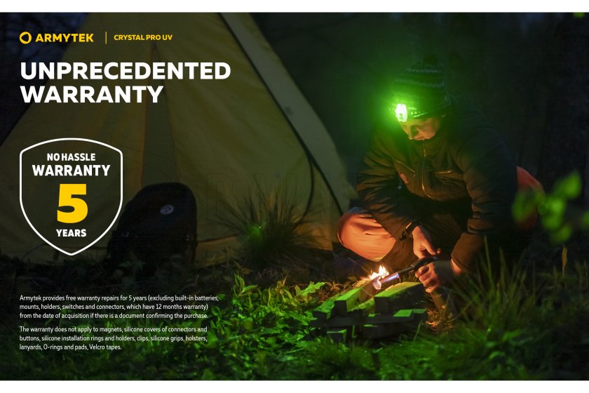 Lampe multifonction Armytek Crystal Pro UV - vert