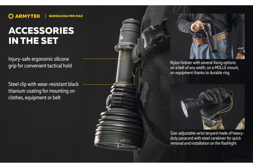 Lampe Armytek Barracuda Pro Max lumière froide