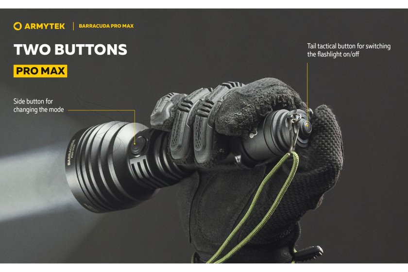 Lampe Armytek Barracuda Pro Max lumière froide