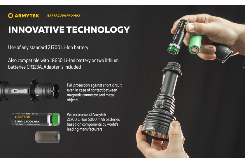 Lampe Armytek Barracuda Pro Max lumière froide