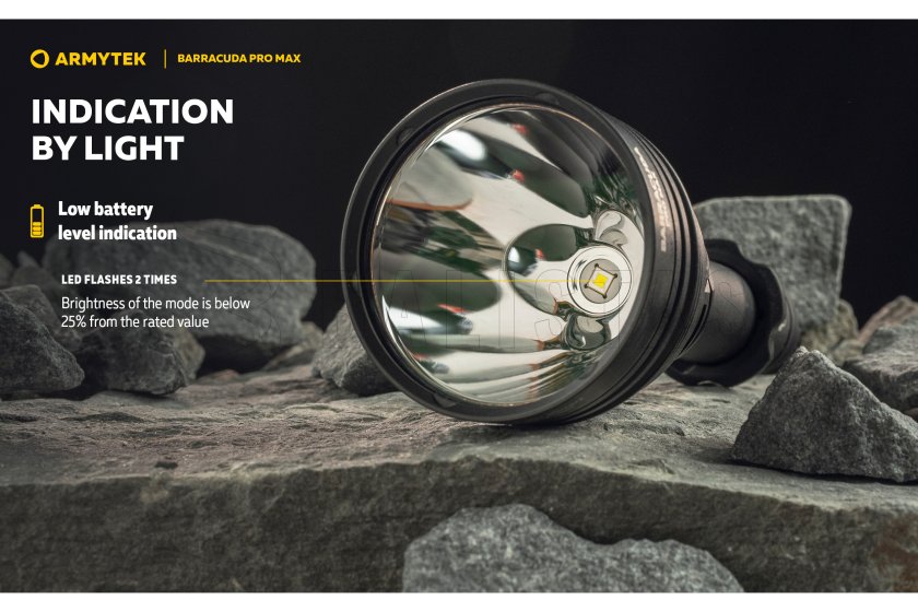 Lampe Armytek Barracuda Pro Max lumière froide