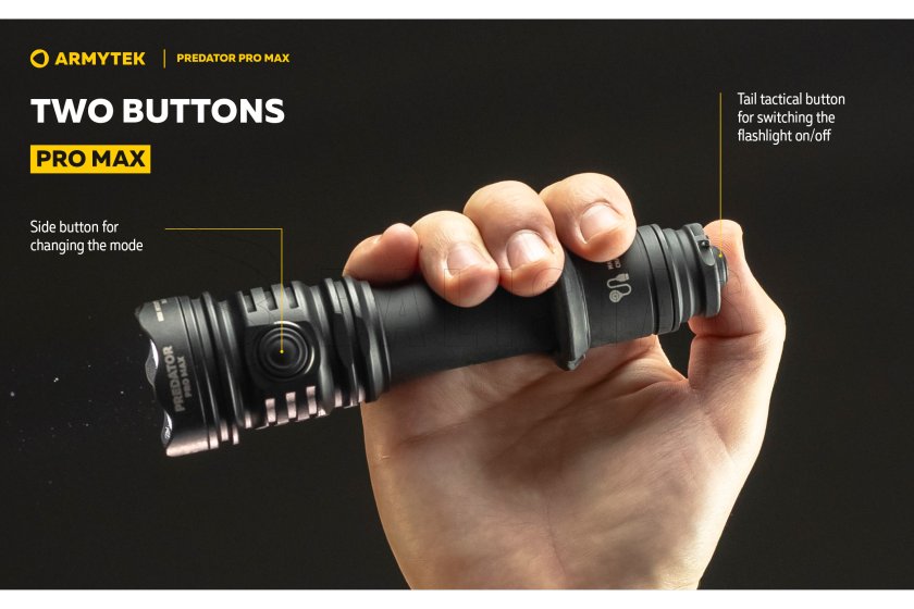 Lampe Armytek Predator PRO MAX lumière froide