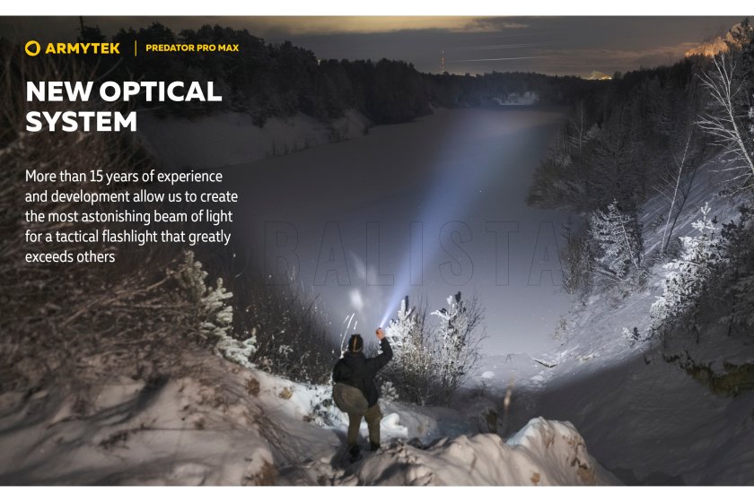 Lampe Armytek Predator PRO MAX lumière froide