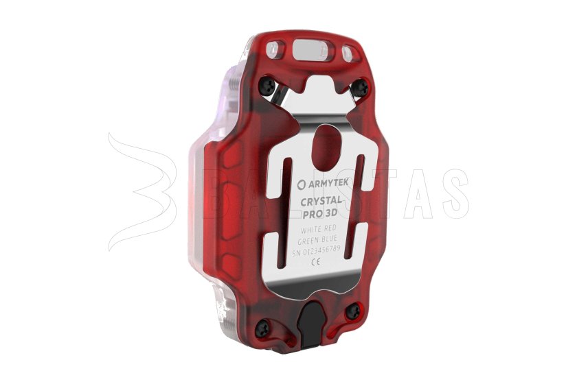 Lampe multifonction Armytek Crystal Pro 3D - rouge