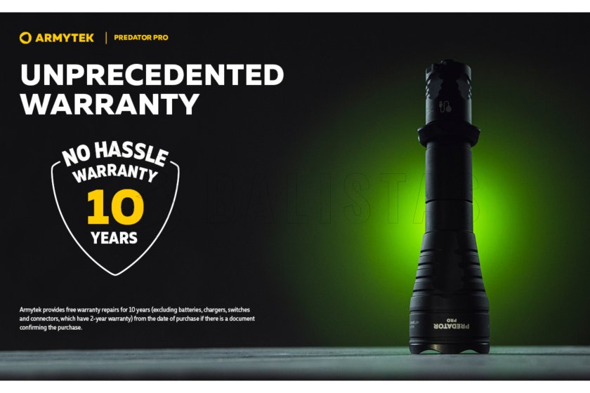 Lampe Armytek Predator PRO set lumière froide