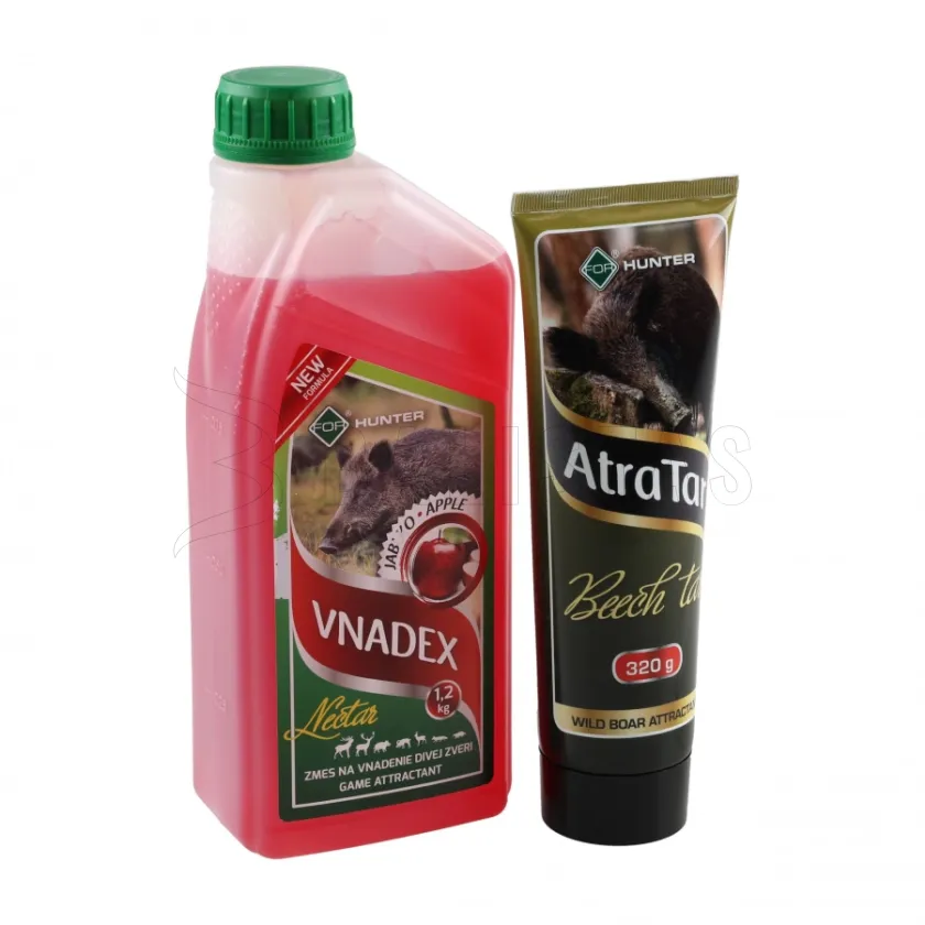 Appât Vnadex Nectar 1.2kg Pomme + 320g de goudron de hêtre AtraTar