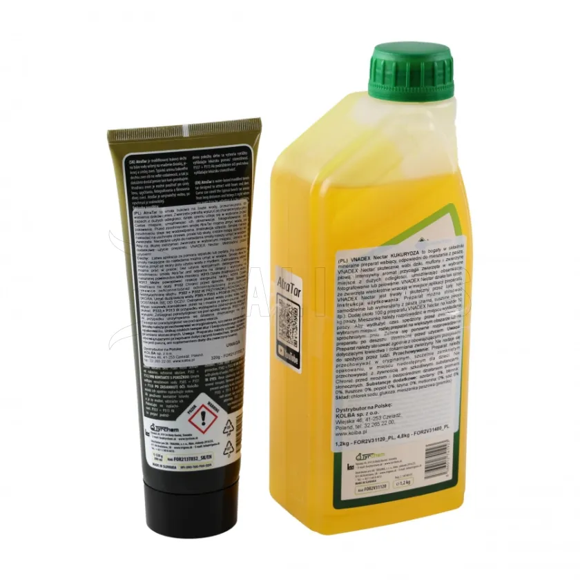 Appât Vnadex Nectar 1.2kg Maïs + 320 g de goudron de hêtre AtraTar 2
