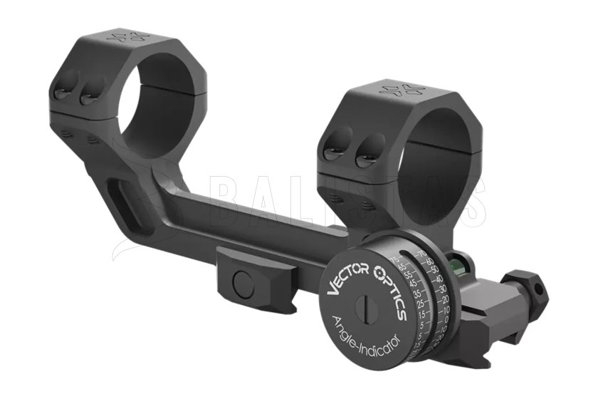 Montage monobloc Vector Optics 22mm/30mm Cantilever avec niveau à bulle 2
