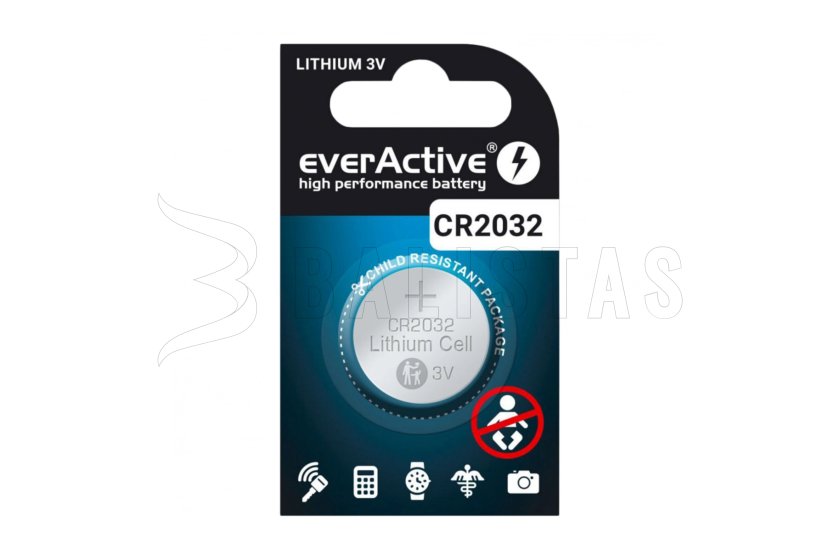 Batterij everActive CR2032 2