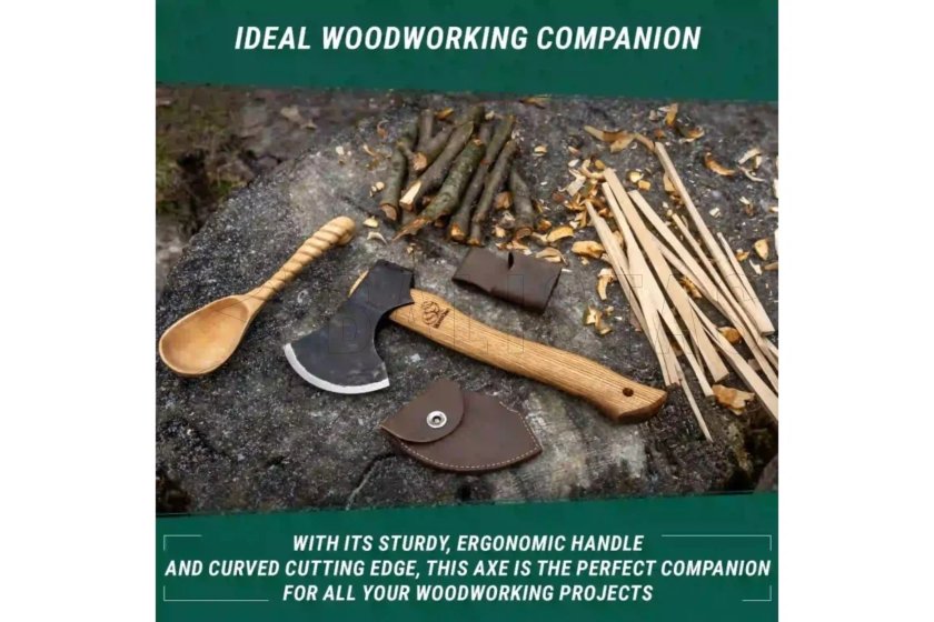 Bijl BeaverCraft Bushcraft Splitting Axe AX3 5