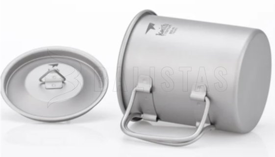 Titanium mok Keith met deksel 300ml 5