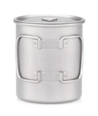 Tasse en titane Keith avec couvercle 450ml 5