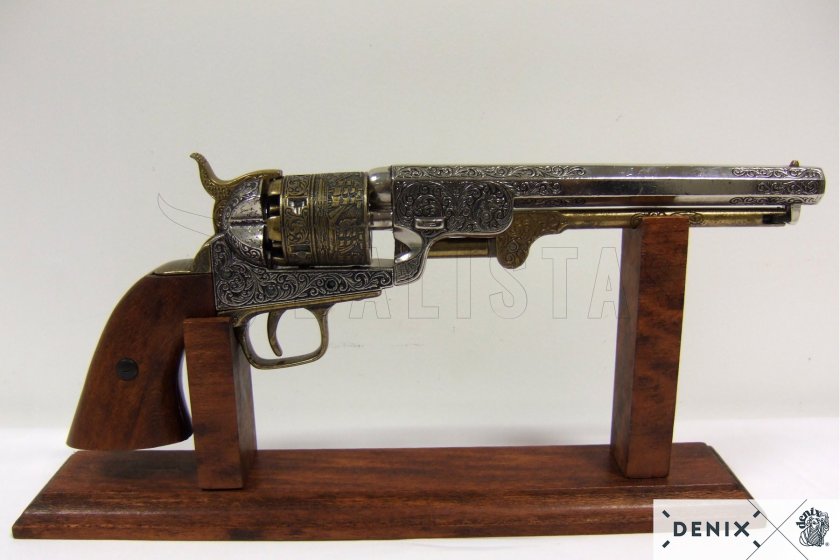 Réplique Colt Navy 1851 – laiton 2