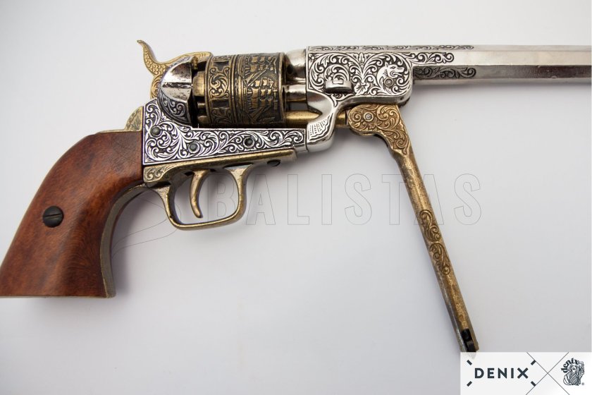 Réplique Colt Navy 1851 – laiton 11
