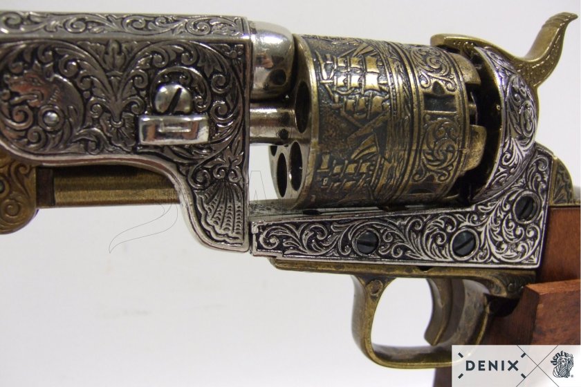 Réplique Colt Navy 1851 – laiton 8