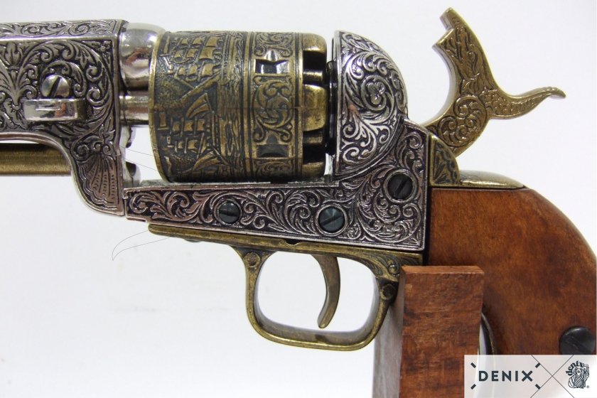 Réplique Colt Navy 1851 – laiton 10
