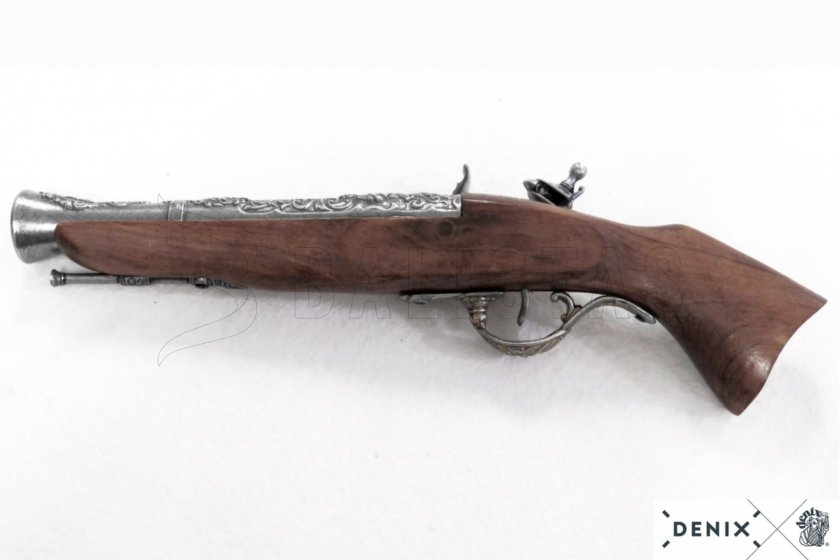 Replica vuursteenpistool Blunderbuss, Oostenrijk 18e eeuw 8