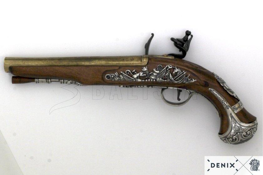 Replica van vuursteenpistool van generaal George Washington, Engeland 18e eeuw 2