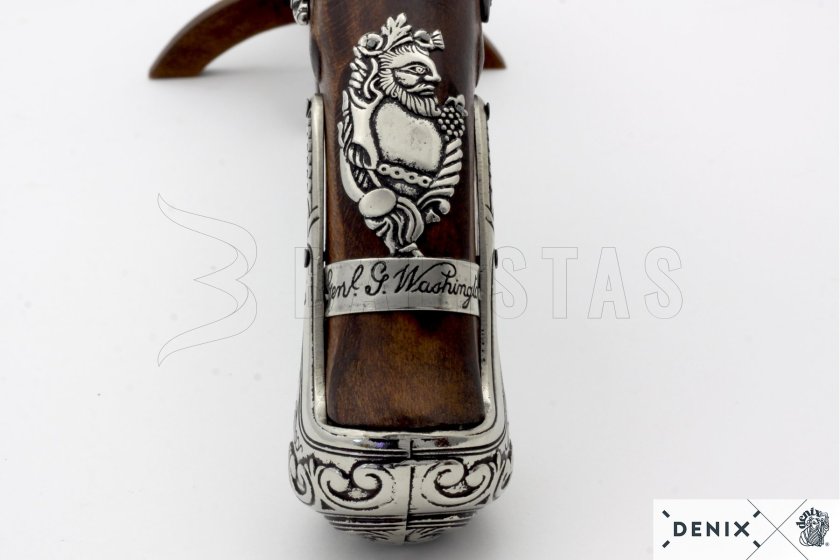 Replica van vuursteenpistool van generaal George Washington, Engeland 18e eeuw 10