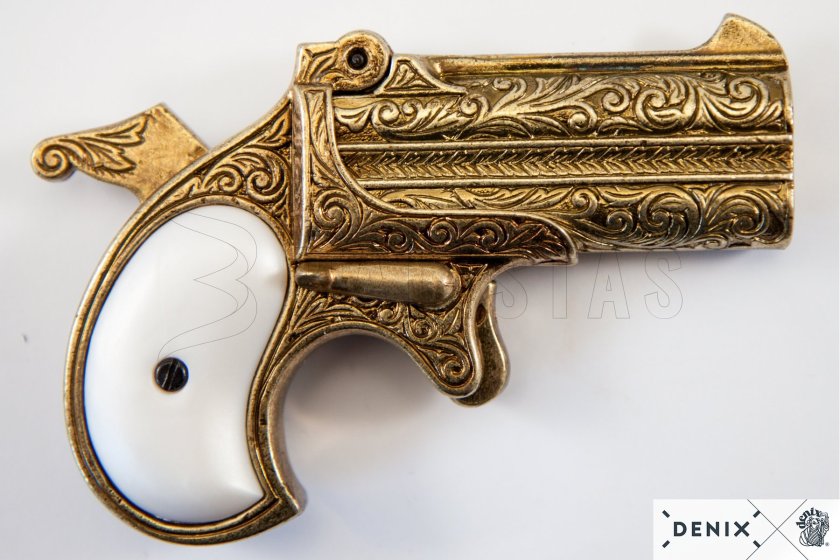 Replica dubbelloops Derringer, USA 1866 2