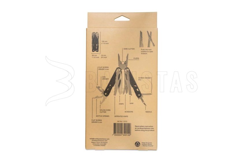 Multifunctioneel mes Nordic Pocket Saw Multi-Tool 13 8