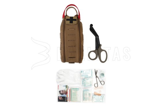 Trousse de premiers secours Mil-Tec IFAK Rapid Pack Dark coyote