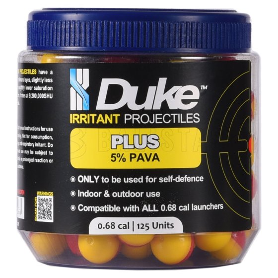 Billes Duke Plus Irritant Projectile .68 125 pcs