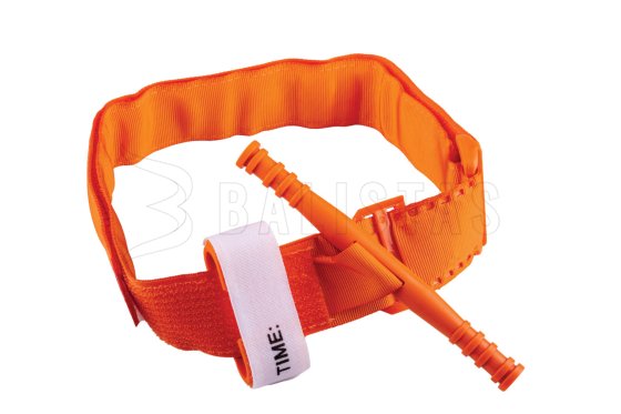 Tactische tourniquet met aanspanmechanisme oranje