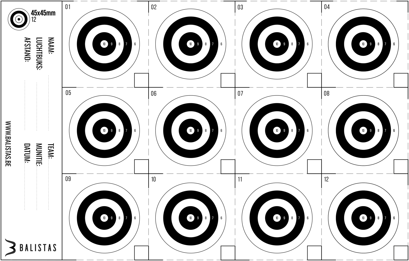 Target BE NL 45x45